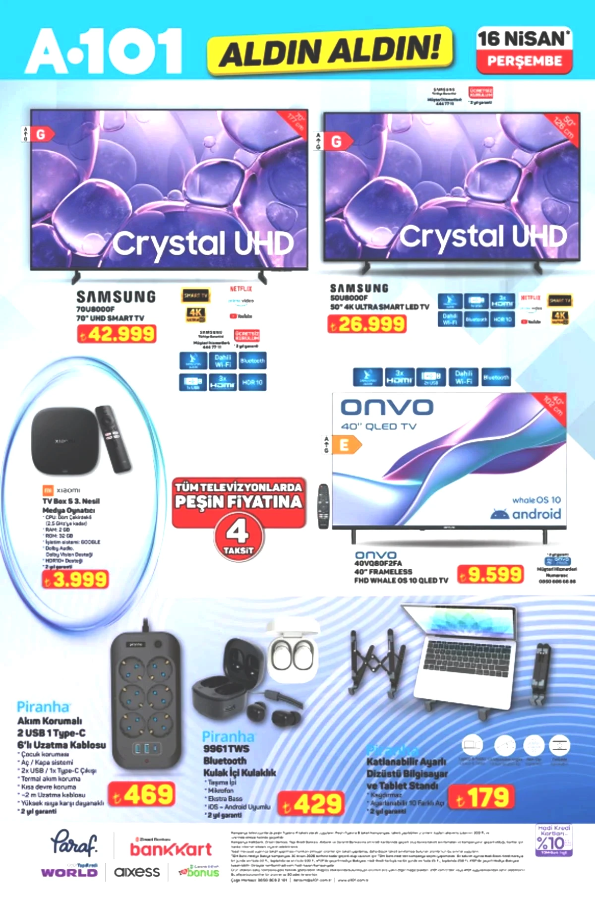 A101 e elektrikli araç geliyor! 16 Nisan 2026 A101 kataloğu 7