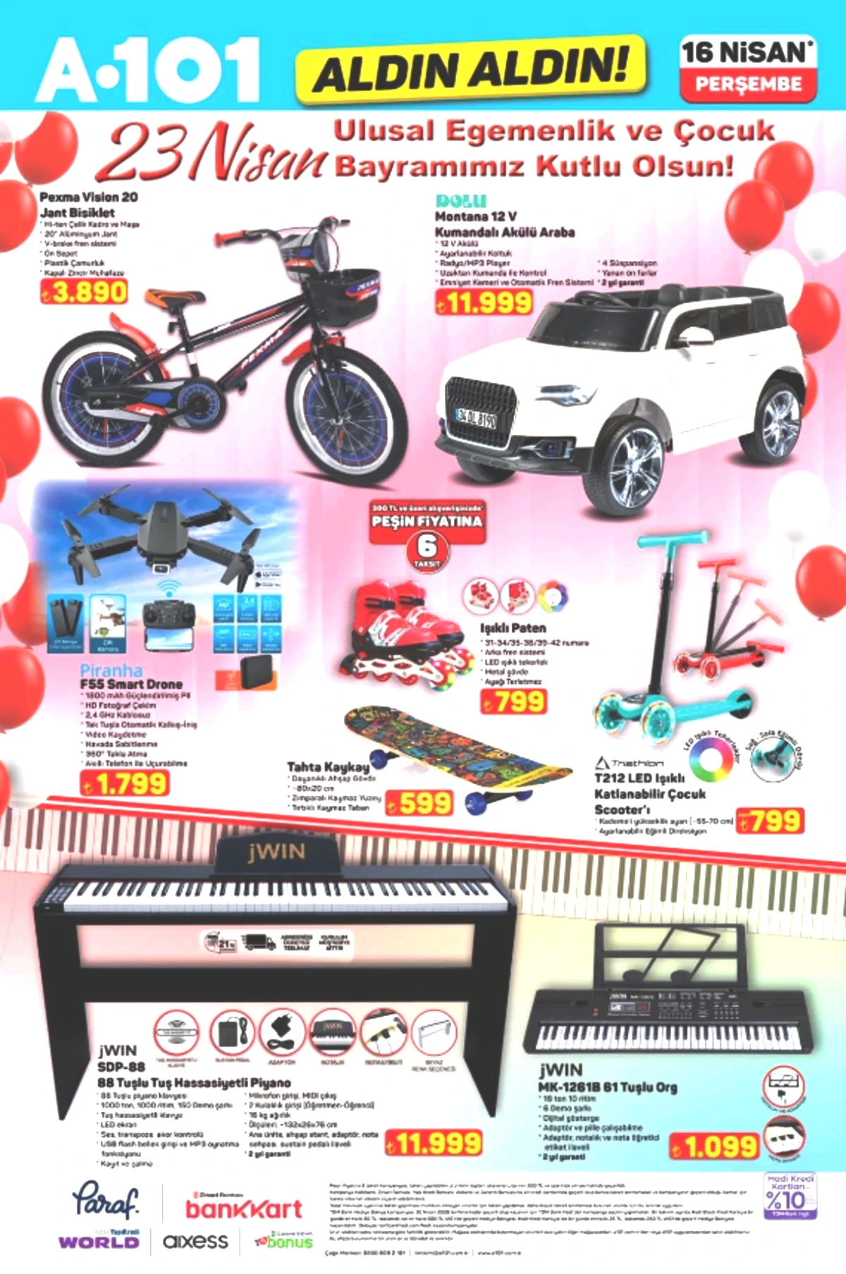 A101 e elektrikli araç geliyor! 16 Nisan 2026 A101 kataloğu 6