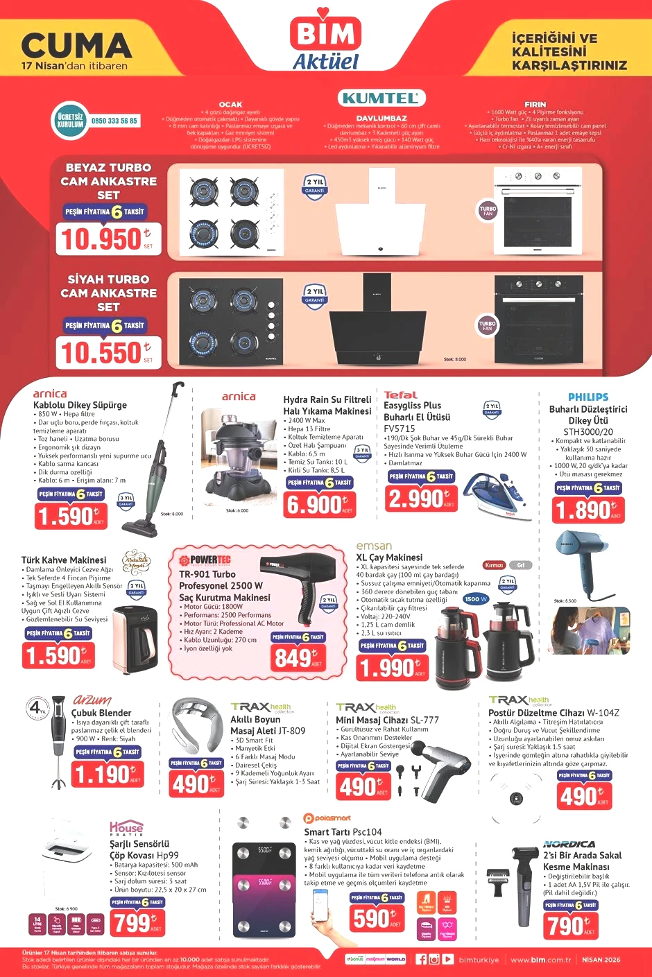 BİM AKTÜEL 17 NİSAN 2026 KATALOĞU