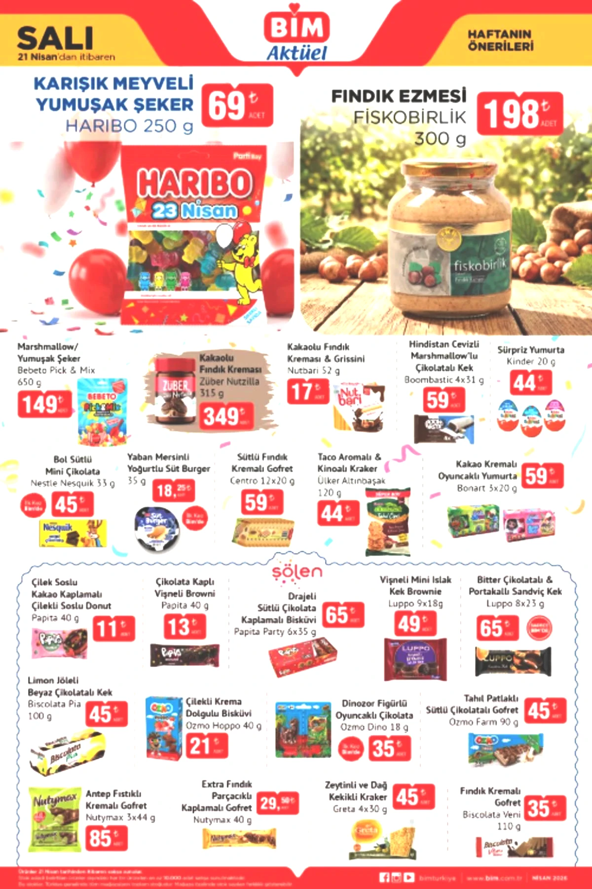 21 Nisan 2026 BİM Aktüel Haftanın Önerileri kataloğu yayınlandı! 2