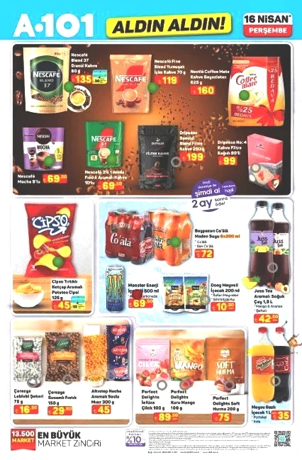 YARIN RAFLARDA A101 AKTÜEL 16 NİSAN PERŞEMBE HANGİ ÜRÜNLER İNDİRİMDE A101 Aldın Aldın katalog ürünleri: Elektrikli düdüklü tencere, Akıllı mutfak robotu, Yüksek basınçlı yıkama makinesi, Piyano...