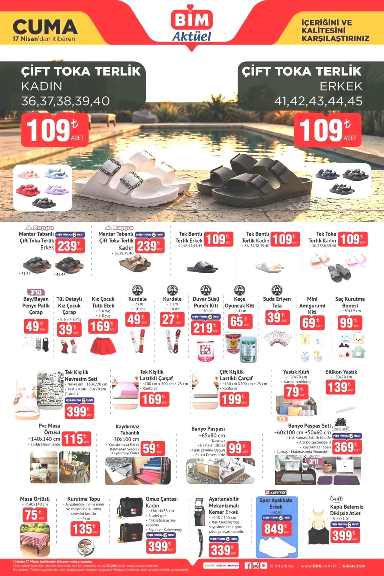 BİM 17-24 Nisan aktüel ürünler kataloğu 2026! Klima çeşitleri, çadır, kamp malzemeleri, termos, tencere geliyor