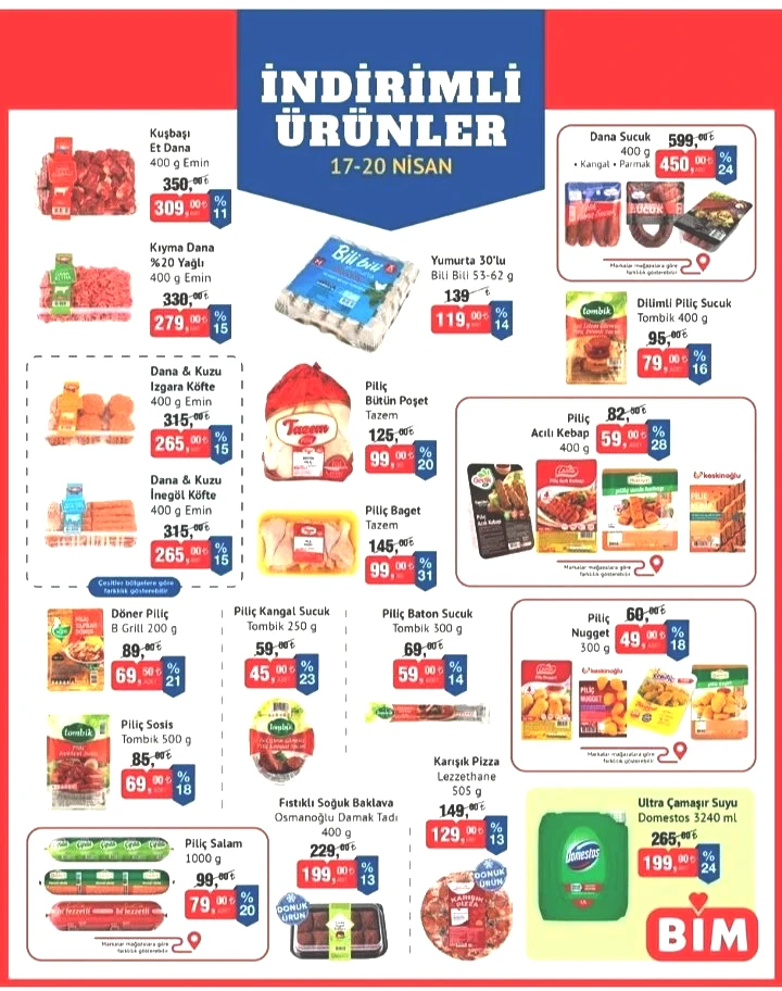 Cüzdanlar bayram edecek: BİM’den 17-20 Nisan arası büyük gıda indirimi! - Sayfa 1
