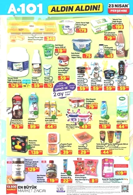 A101 YENİ KATALOG 23 NİSAN ALDIN ALDIN İNDİRİMLERİ A101 YENİ KATALOG ÜRÜNLERİ YAYINLANDI: Cam silme robotu, Gözleme sacı, Bisiklet, Trambolin, Sinek öldürücü, Oyuncu koltuğu...