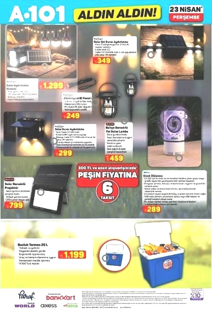A101 YENİ KATALOG 23 NİSAN ALDIN ALDIN İNDİRİMLERİ A101 YENİ KATALOG ÜRÜNLERİ YAYINLANDI: Cam silme robotu, Gözleme sacı, Bisiklet, Trambolin, Sinek öldürücü, Oyuncu koltuğu...