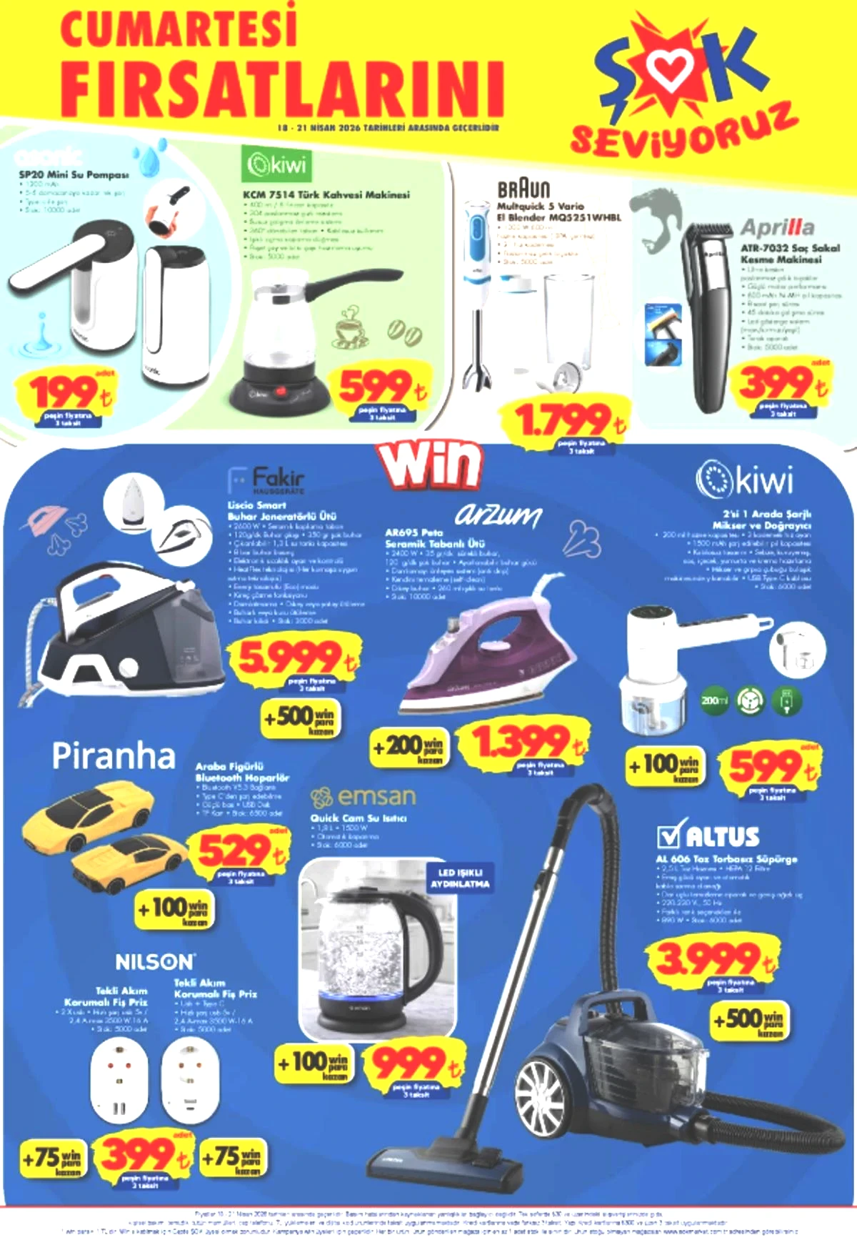 ŞOK a bahçe ve elektronik ürünler geliyor! 18 Nisan 2026 ŞOK aktüel katalog yayınlandı! 1