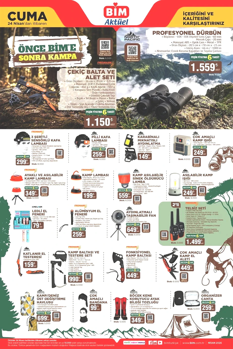 YENİ KATALOG BİM AKTÜEL 21-22-24 NİSAN 2026 BROŞÜRÜ- İNDİRİMLİ ÜRÜNLER KATALOĞU || Bimde gelecek hafta neler var Bim afişi Şişme Çadır, Makaralı Çadır Aydınlatma Getiriyor
