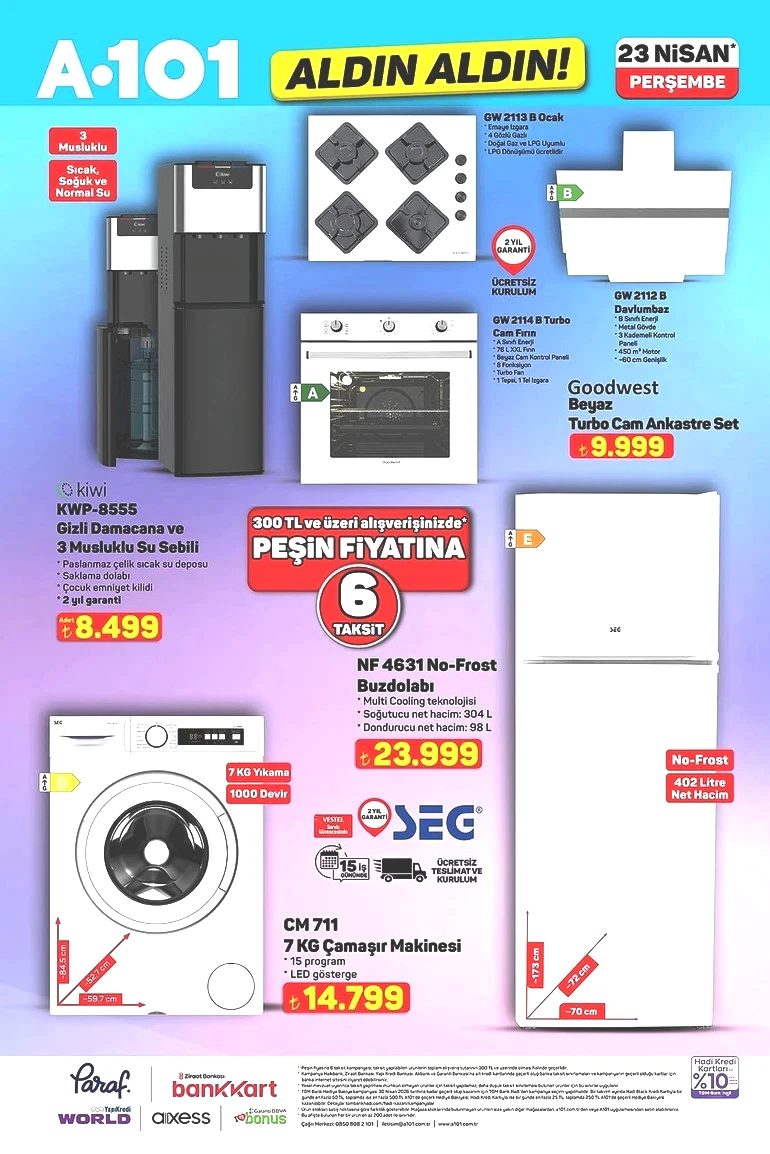 A101 Aldın Aldın Fırsat Kataloğunu Yayınlandı: İşte A101 Aldın Aldın 23 Nisan 2026 İndirim Kataloğu resim: 2