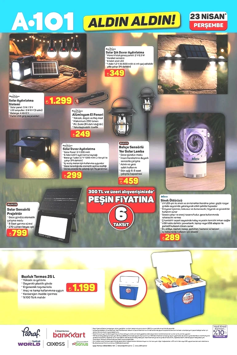 A101 Aldın Aldın Fırsat Kataloğunu Yayınlandı: İşte A101 Aldın Aldın 23 Nisan 2026 İndirim Kataloğu resim: 4
